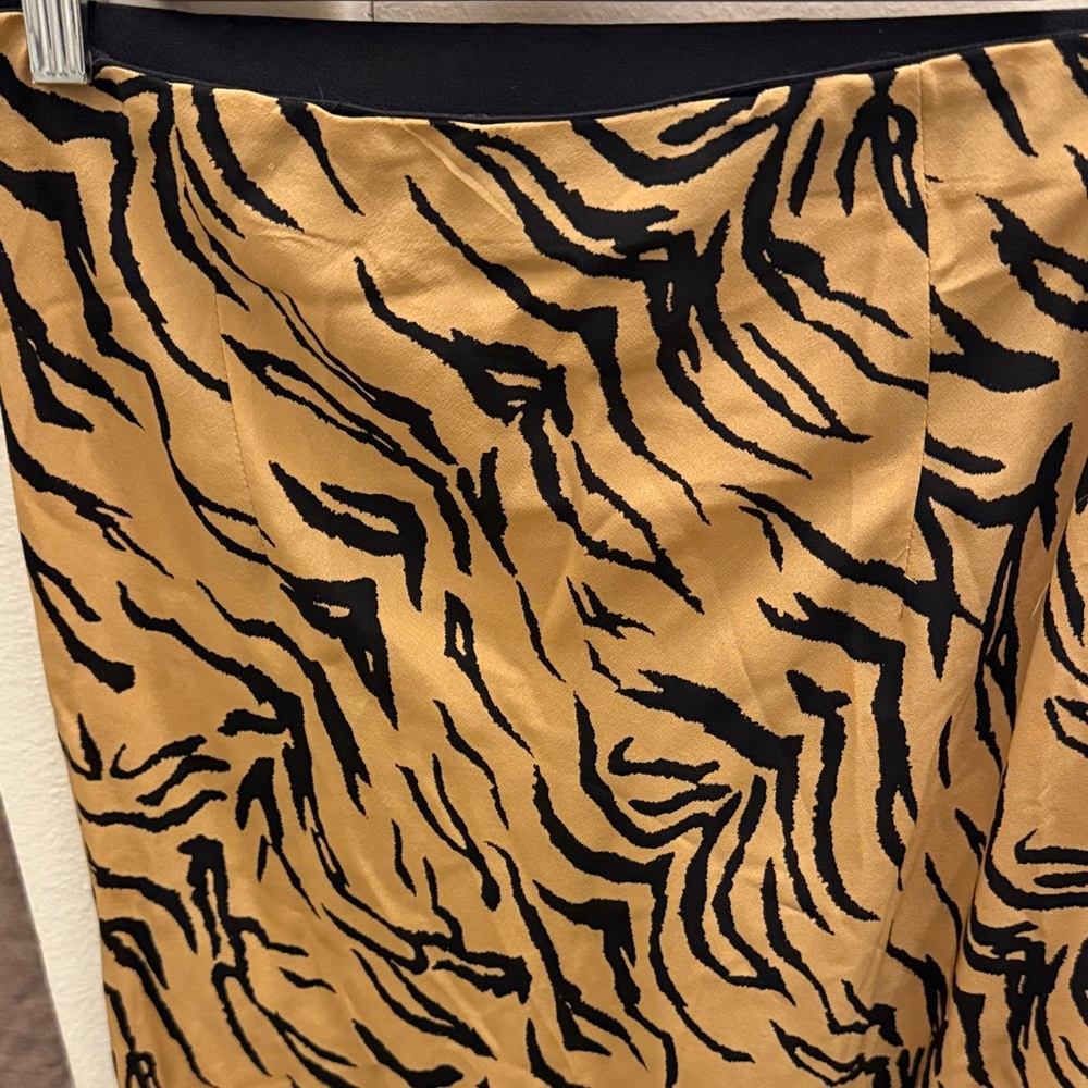 Madewell silk Zebra Print Midi Skirt - Picture 6 of 9